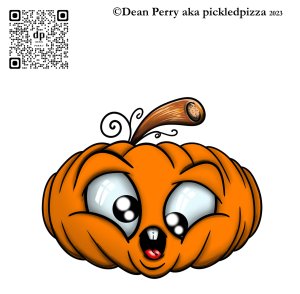 a pumpkin with big eyes, my 1st attempt