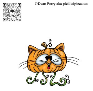 or is it mieow a cat shaped pmpkin